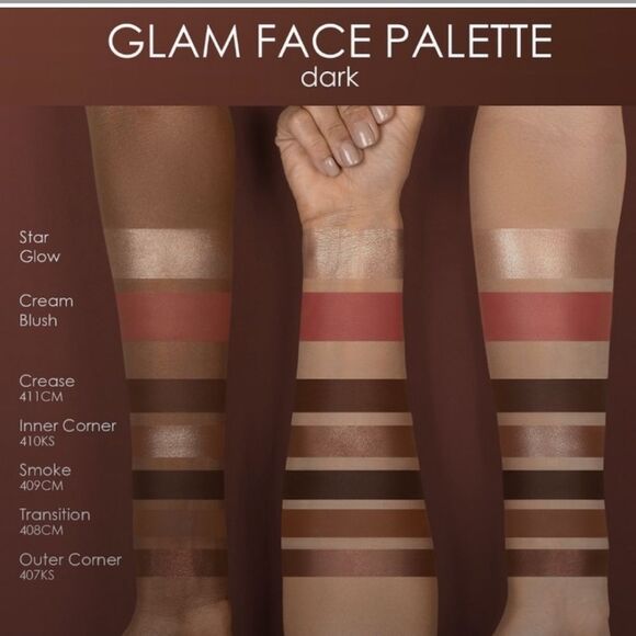 Natasha Denona Love Face GLAM PALETTE All In One Dark NEW - Picture 3 of 7